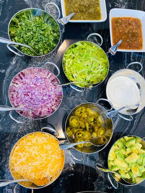 Taco Side Ingredients at Carrara